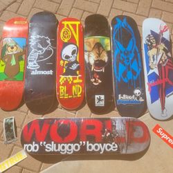 Vintage NOS Rare Skateboard DecKs Blind Girl Darkstar Almost ONLY $60 A Piece!!!