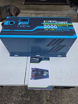 2000 watt inverter with built-in charger and transfer switch