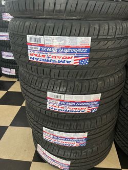 ✔️📲225/50/17 Vendo set de Llantas Nuevas América