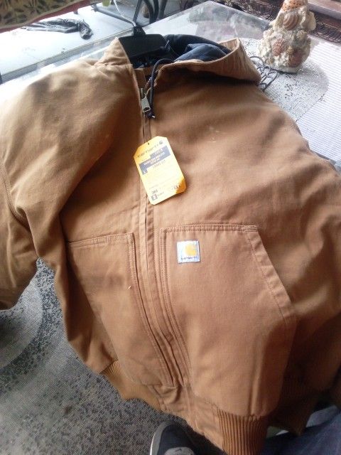 Carhartt Insulated Denim Jacket (Medium)