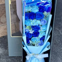 Ramos De Rosas Eternas Con Aroma Y Luces