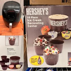 Air Fryer + Hershey Ice Cream Set 