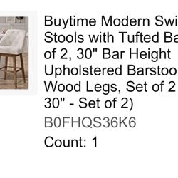 30” Tall Bar Stools New