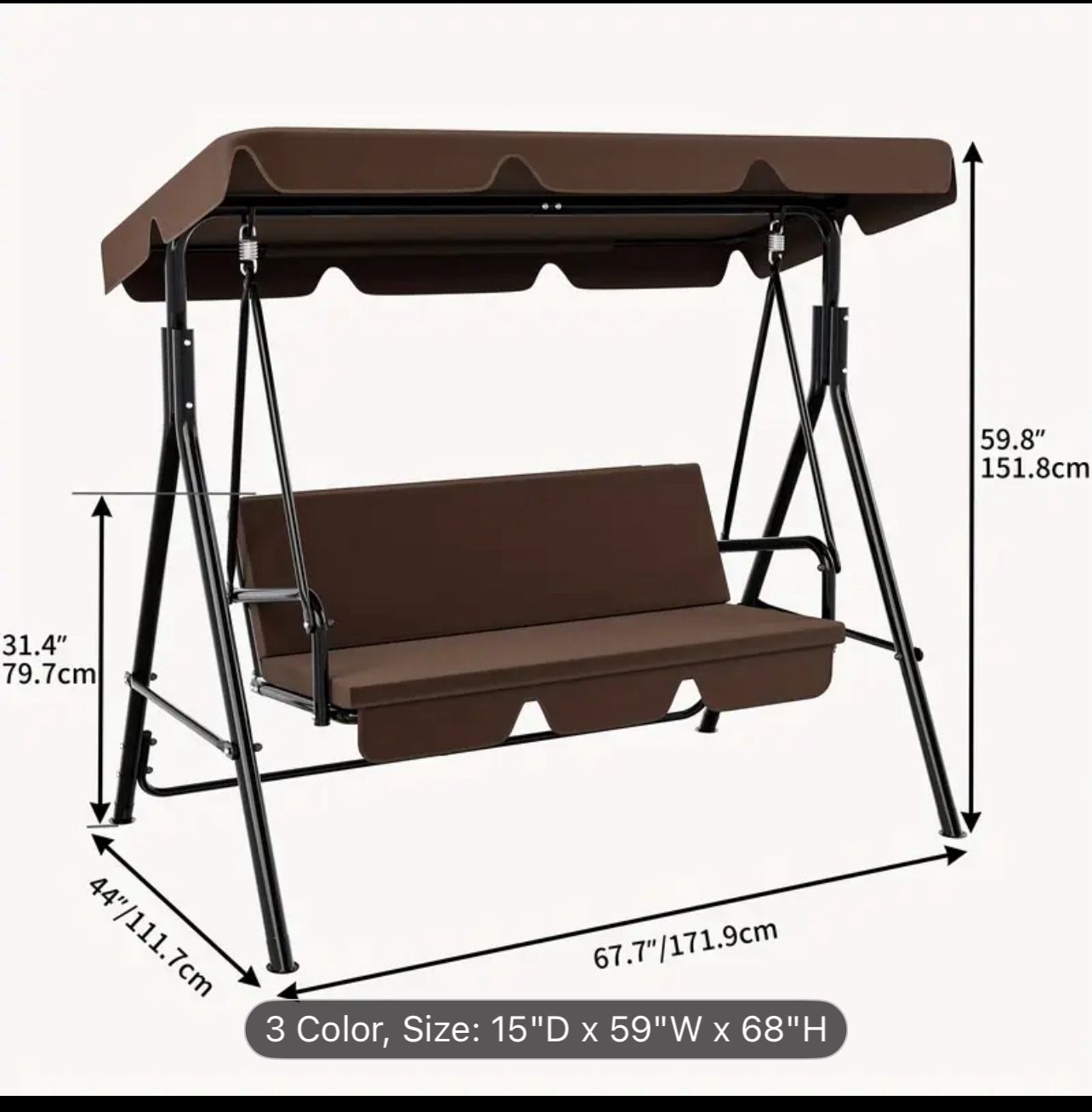 New Patio Swing For Sale 