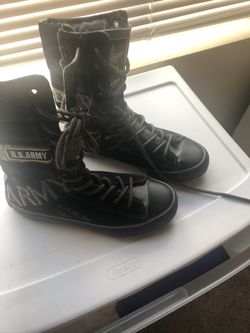 Army brand boots converse style youth$30.