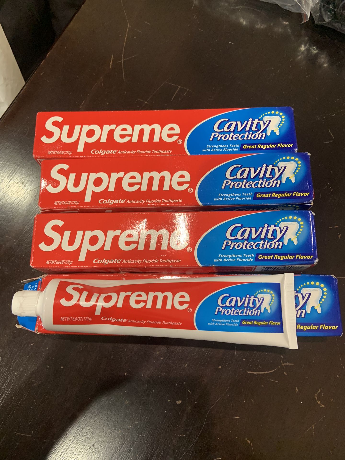Supreme Colgate Toothpaste Lot Of 4