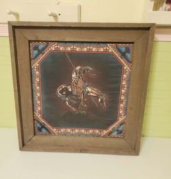Rustic wood frame