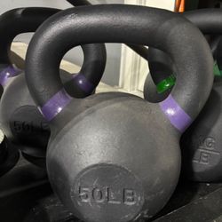 Cast Iron Kettlebell 50 LB $59.50+tax for each one!