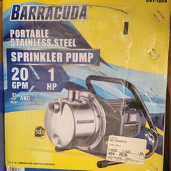 Barracuda 1 HP Stainless Steel Sprinkler Pump
