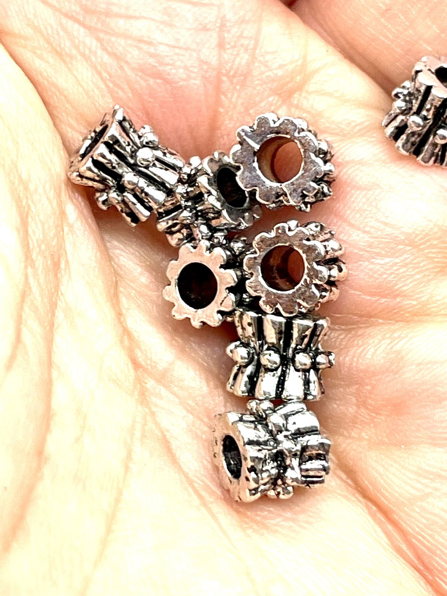 Lot Of Decorative Spacer Beads