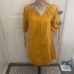 Mustard Dress New