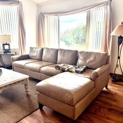 Sectional Leather Couch from Bassett!