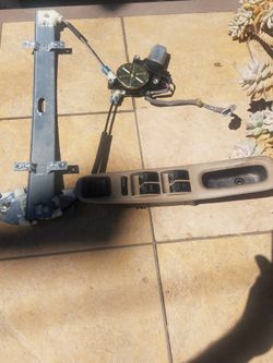 1998-02 Honda Accord Window Switch And Regulator Driver Side