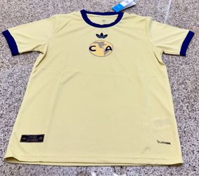Adidas Club America 110 anniversary yellow jersey Playera Aniversario