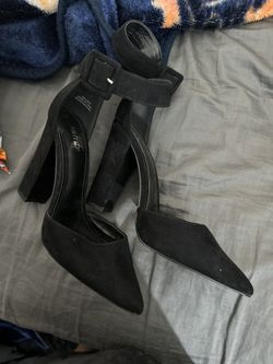 pointy toe strap heels