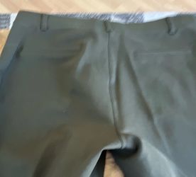 Quince pants green olive