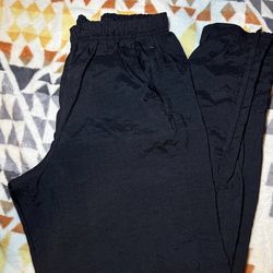 Nike Black Nylon Track Pants