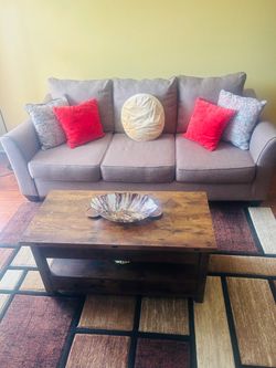 Comfy Neutral Beige 3-Seater Sofa / Couch - Great Condition