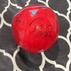 Signed Soccer Ball