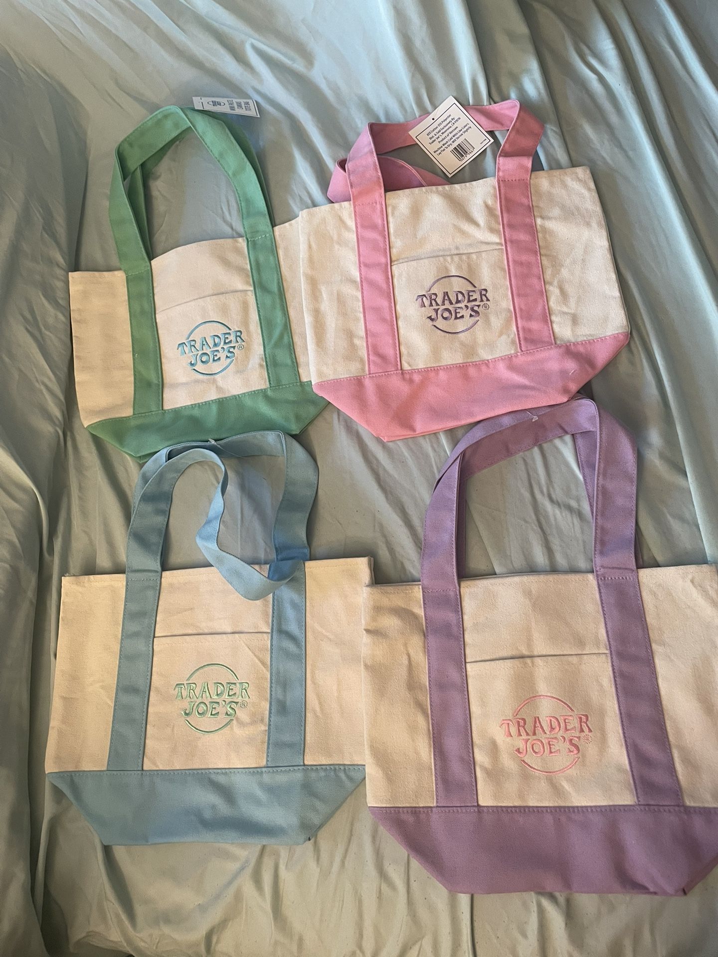 Trader Joe’s Mini Tote Bag Pastel