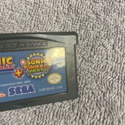 Sonic Advance + Pinball Party GBA Game For Sale