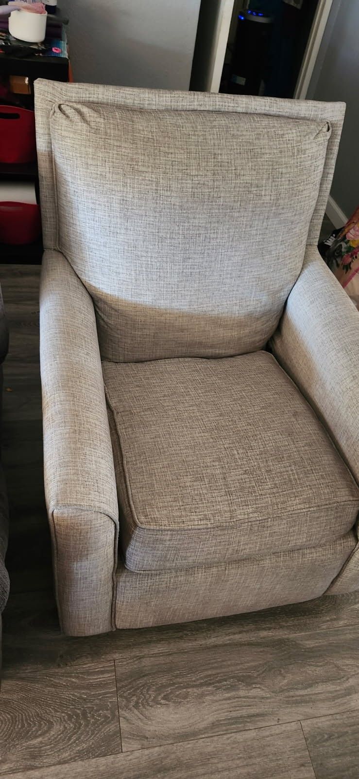 Swivel Rocker With Ottoman