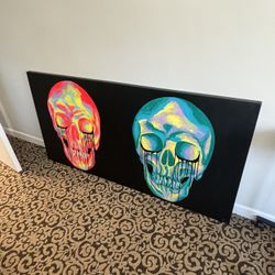 Skull Canvus Painting