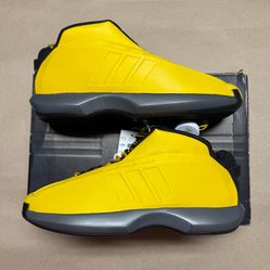 Adidas Crazy 1 Sunshine Kobe 2022 Mens size 10 Basketball Shoes Rare NEW!