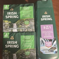 Iris Spring Soap + Body Wash 