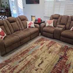 Ashley Signature Series Couch And Loveseat