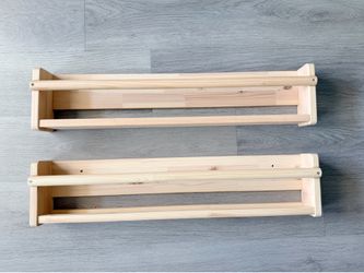 2 IKEA Flisat Shelves