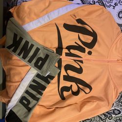 PINK HOODIE TYPE JACKET 