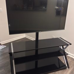 Modern TV Stand with Mount – Fits up to 70” TVs