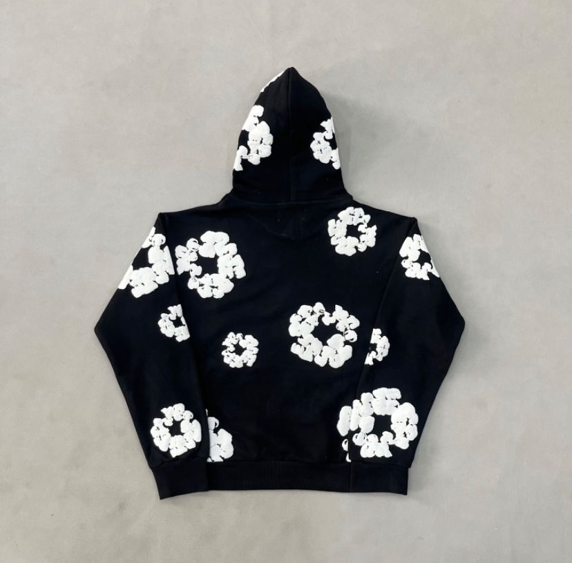*NEW* Black Denim Tears Cotton Wreath Hoodie Size Large With receipt *NEW*