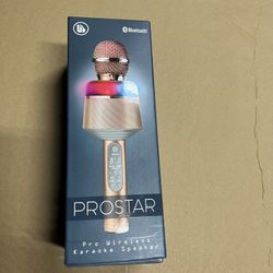 Wireless Bluetooth Karaoke Speaker Microphone