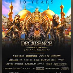 Decadence tickets 