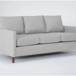 Living Spaces Grey Couch 78” Inches 