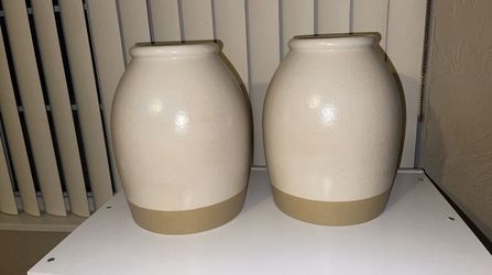 Pair Of Threshold Vases