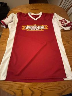 WWE WrestleMania XXVI Authentic Football Jersey
