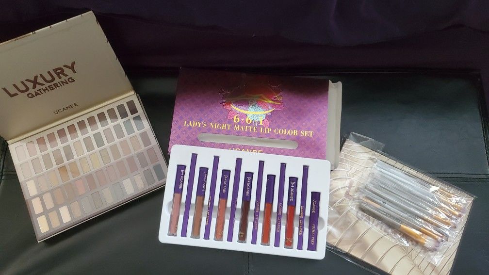 New 2 Eye Pallets Exact Same And Lippie And Brush