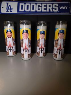 Dodgers candles