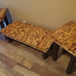 Custom Coffee&2 End Tables