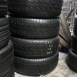 Used tires 265/60/18
