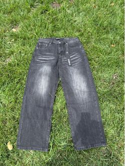 purple jeans