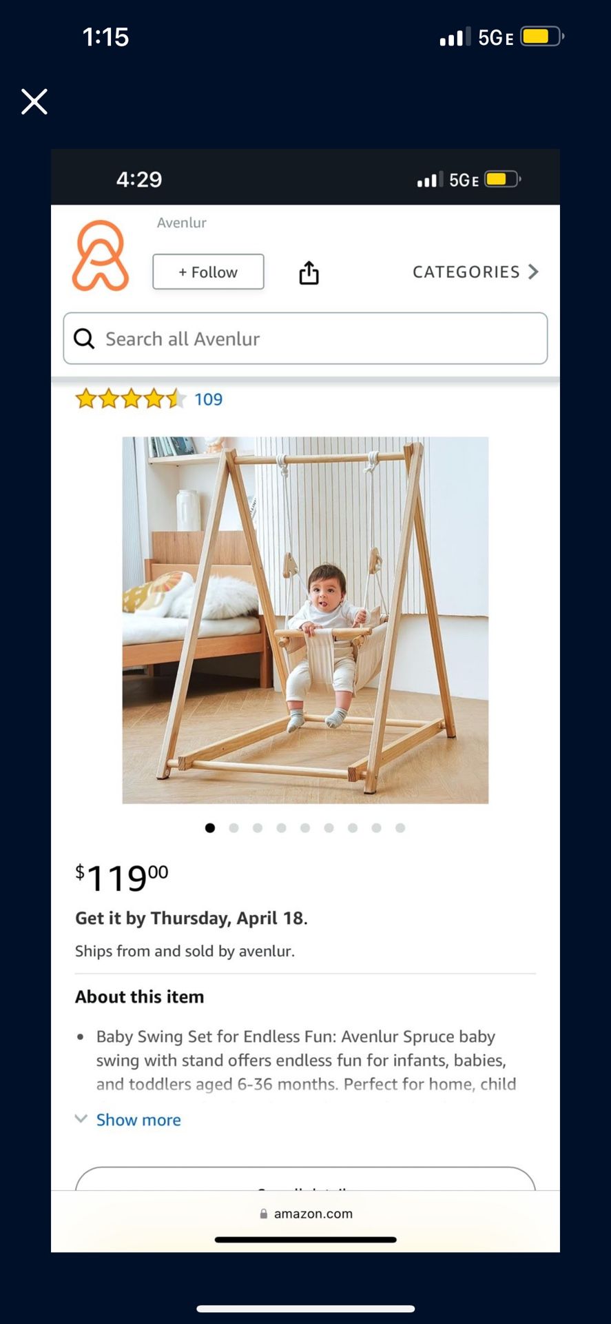 Baby Swing