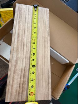 Floating shelves solid light wood 3 piece