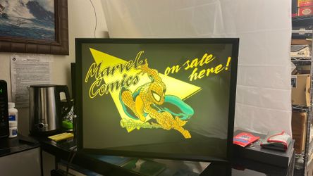 Marvel Comics On Sale Here Lit  Sign