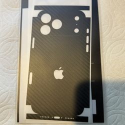 Carbon Fiber Vinyl For iPhone 17 Pro Max