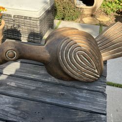 Antique African bird headdress