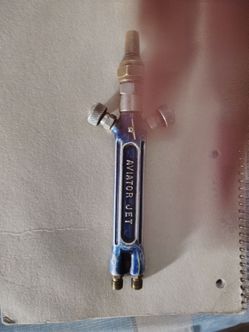 Vintage aviator jet acetylene torch